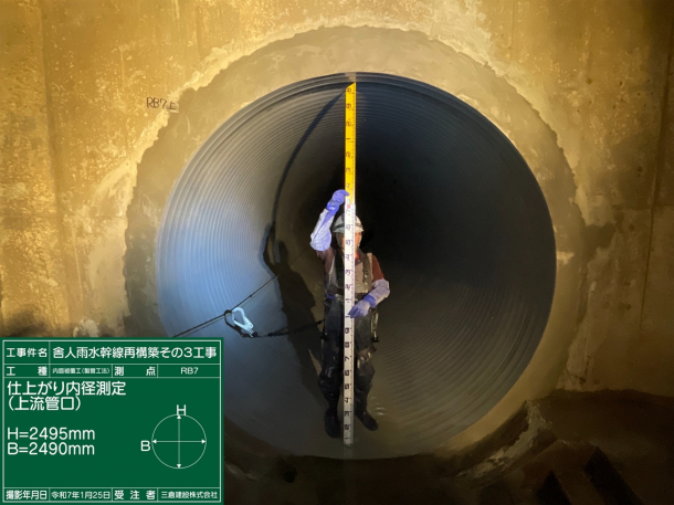 舎人雨水幹線再構築その3工事　